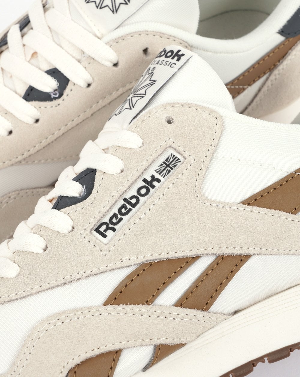 Reebok Classic Nylon Trainers Chalk/Bronze