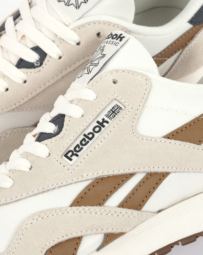 Reebok Classic Nylon Trainers Chalk/Bronze