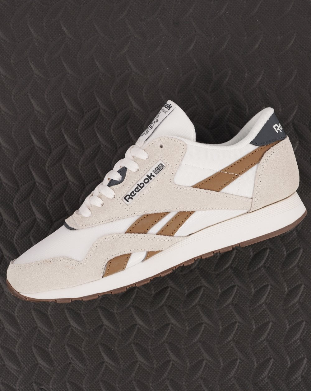 Reebok Classic Nylon Trainers Chalk/Bronze