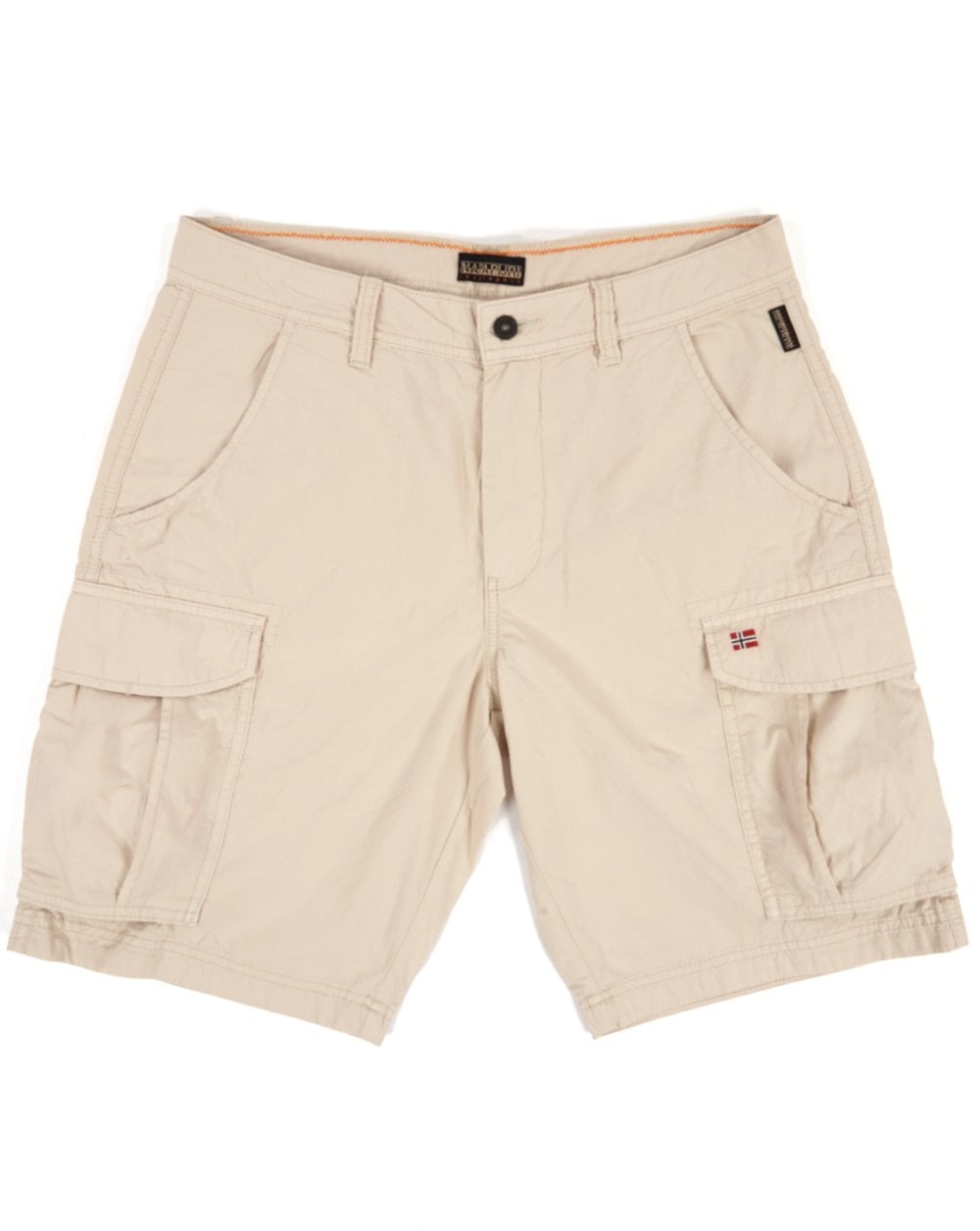 Napapijri Noto 2.0 Bermuda Shorts Beige Silver