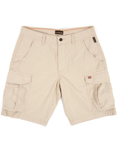 Napapijri Noto 2.0 Bermuda Shorts Beige Silver