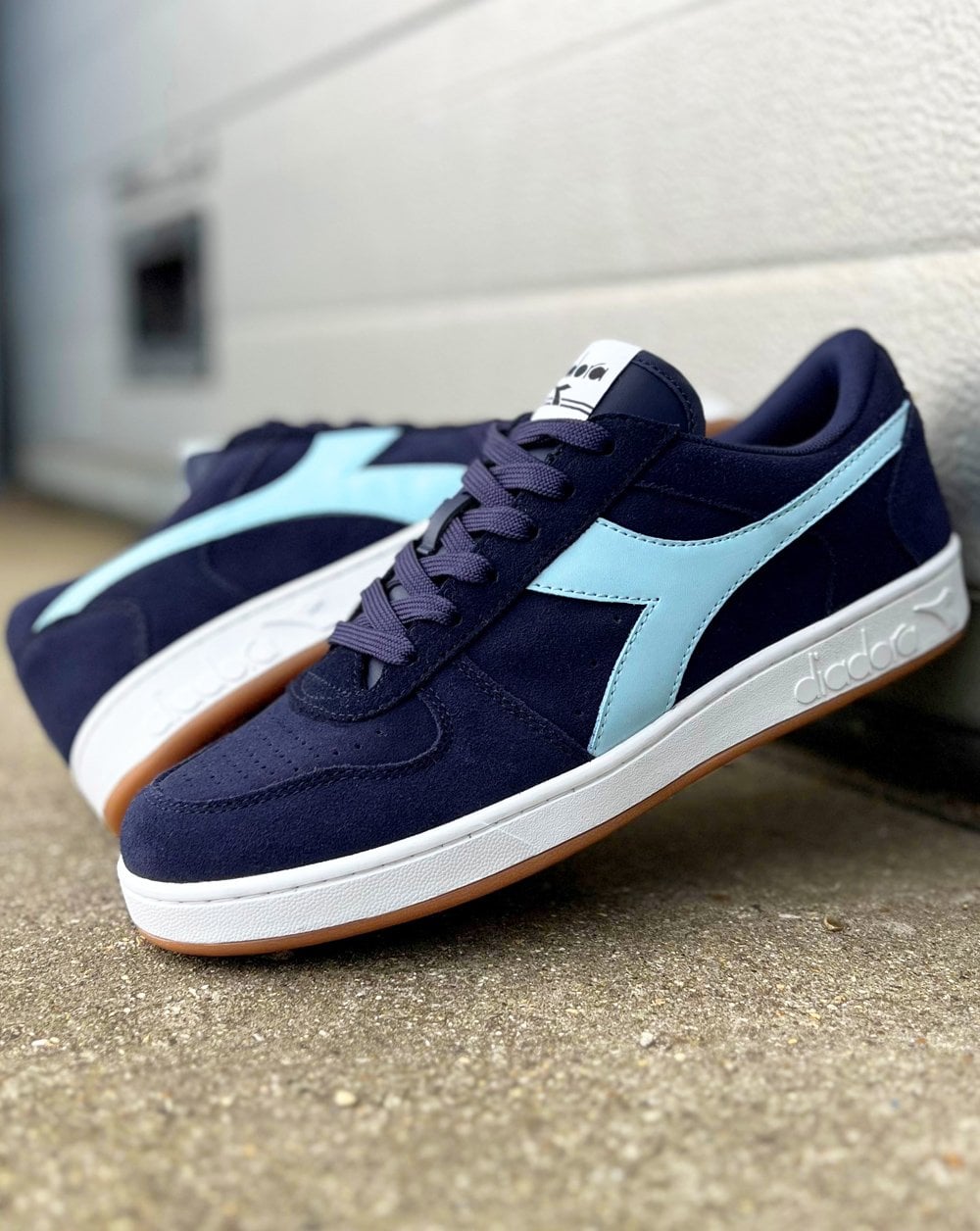 Diadora MB Elite Trainer Navy- Sky Suede Exclusive