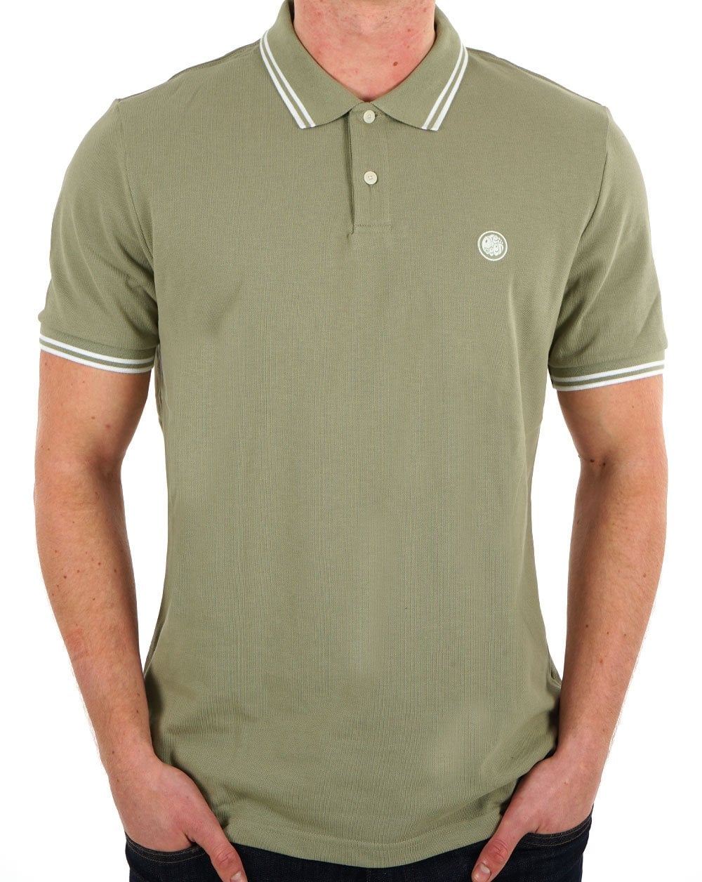 Pretty Green Barton Polo Shirt Sage