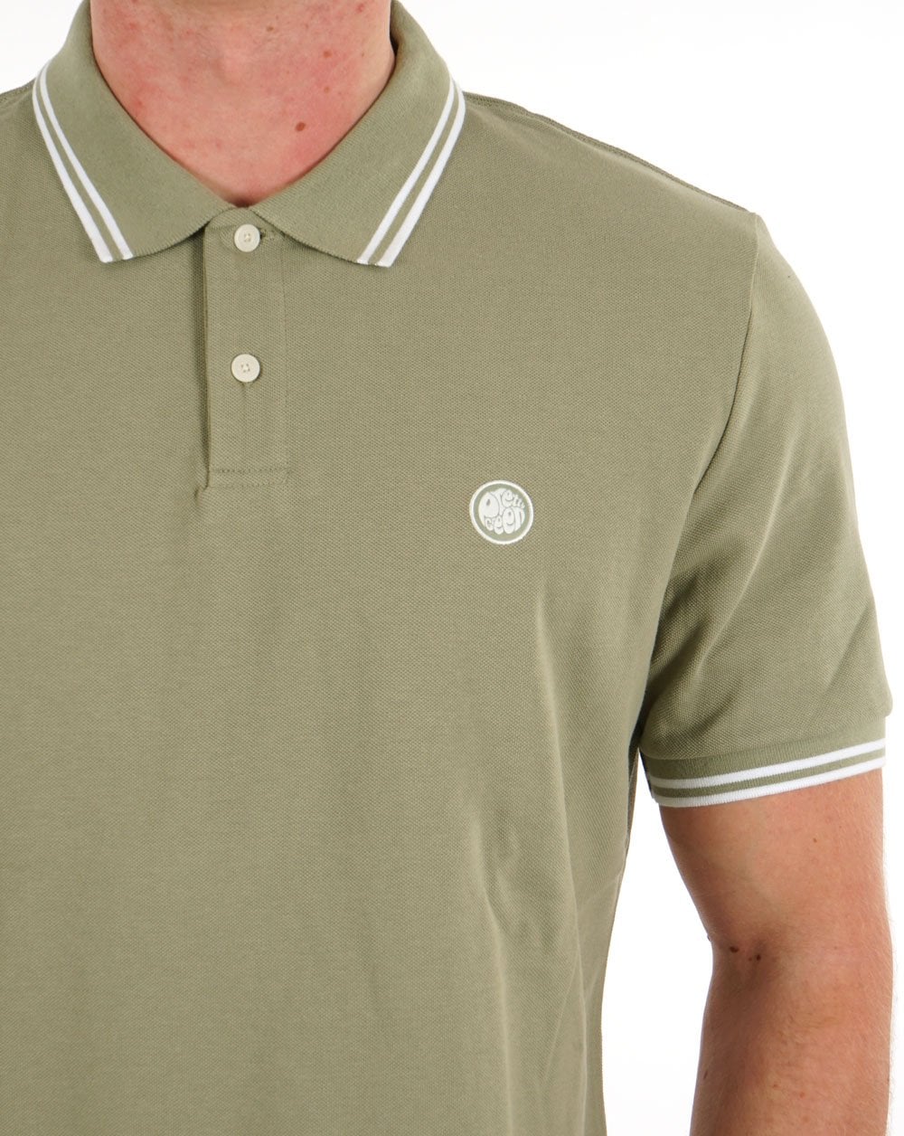 Pretty Green Barton Polo Shirt Sage