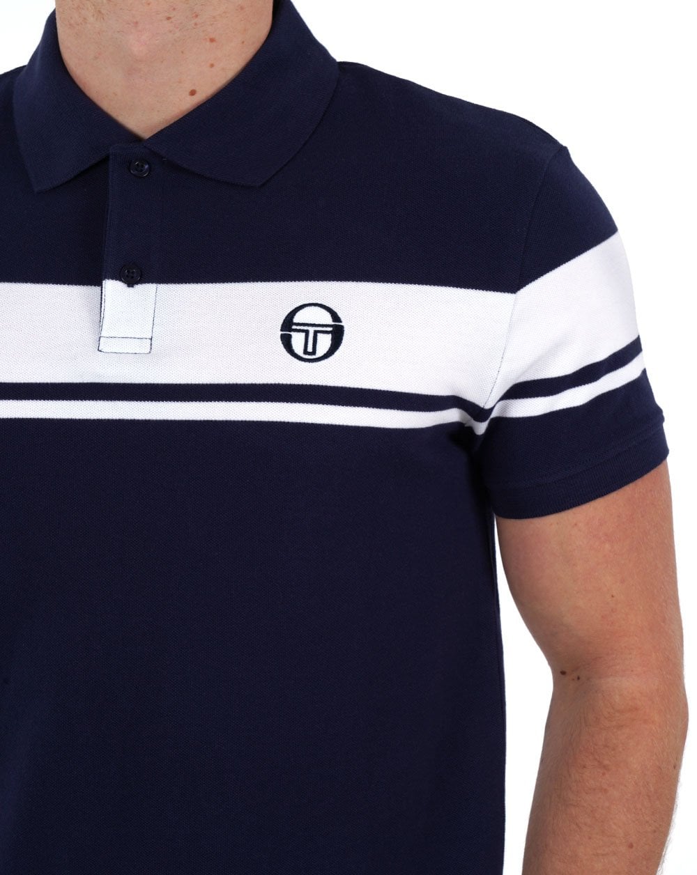 Sergio Tacchini Young Line Polo Shirt Navy/White