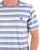 Pretty Green Capella Stripe T-shirt Blue