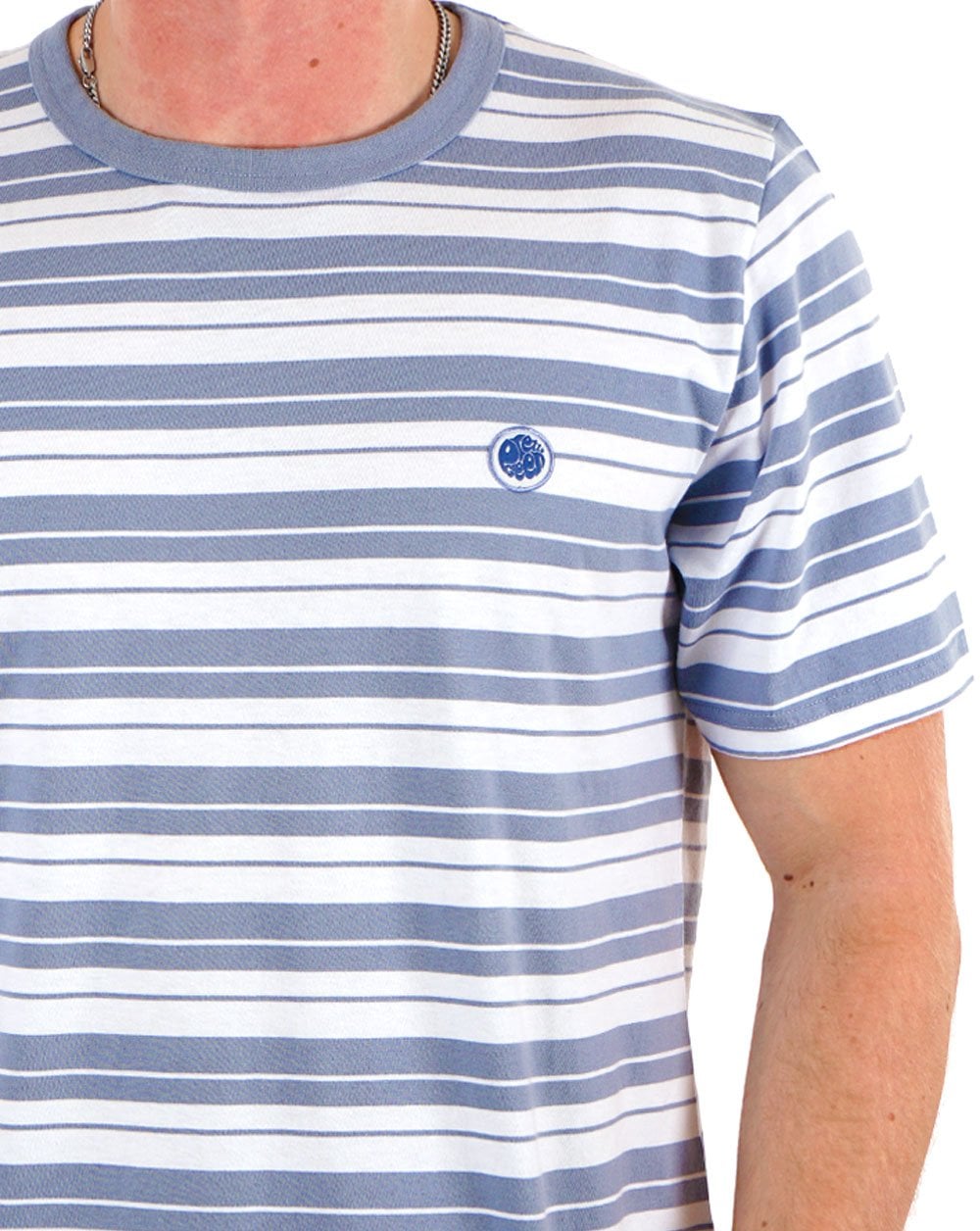 Pretty Green Capella Stripe T-shirt Blue