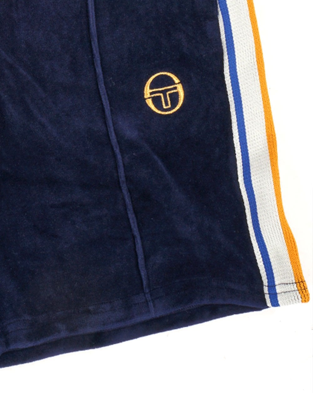 Sergio Tacchini Goran Velour Shorts Navy Blue