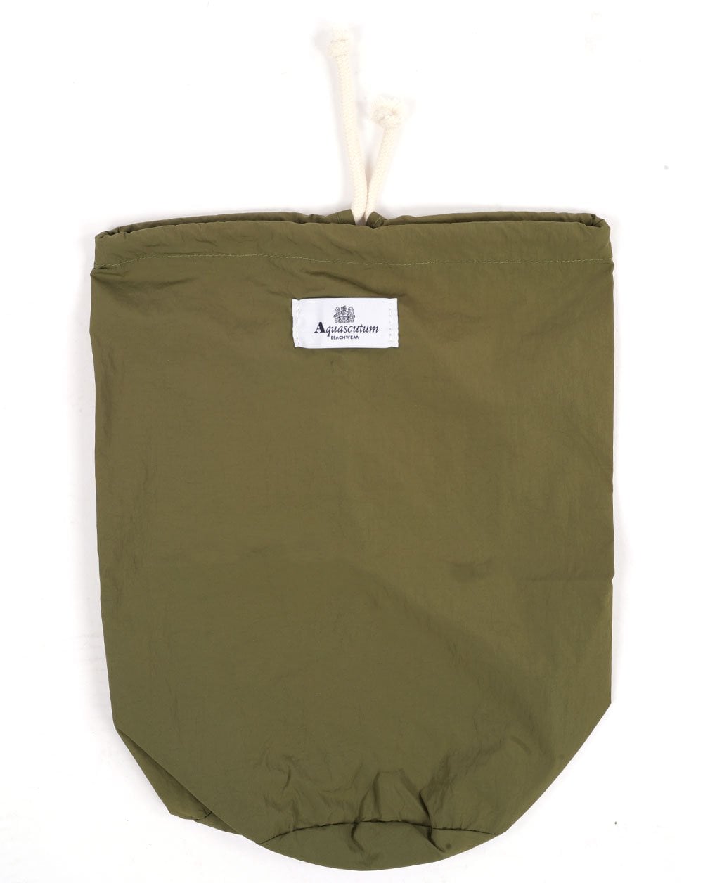Aquascutum Check Pocket Swim Shorts Army Green