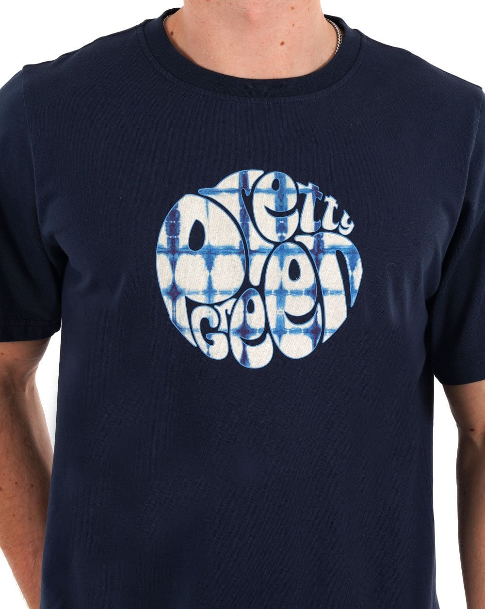 Pretty Green Anaheim Tie Dye Logo T Shirt Blue
