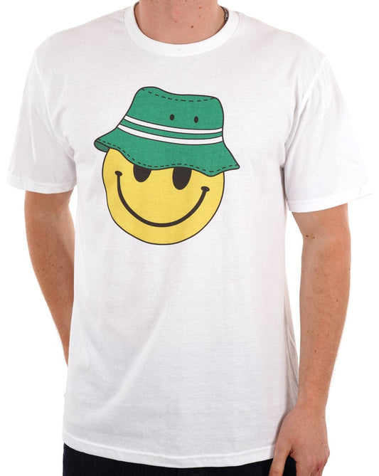 80s Casual Classics Smiley Casual T Shirt White/Green