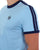 Sergio Tacchini Retro T Shirt Sky Blue/Navy