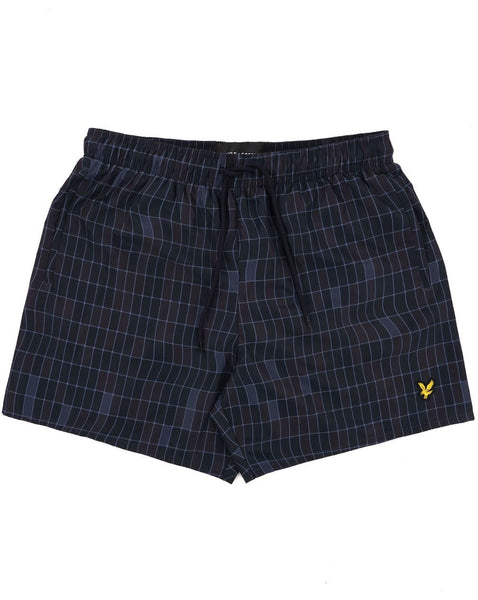 Lyle & Scott Pool Print Swim Short Dark Navy