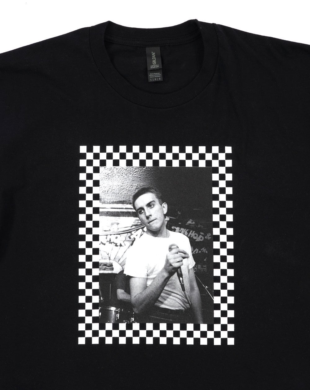 80s Casual Classics Terry Hall Tribute T Shirt Black