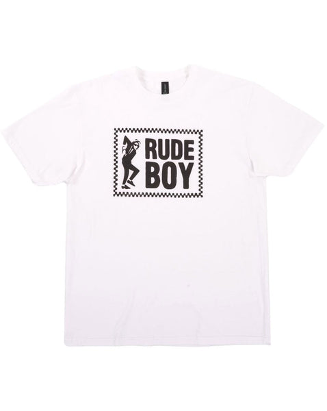 80s Casual Classics Rude Boy T Shirt White
