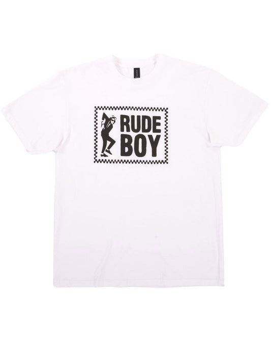 80s Casual Classics 80s Casual Classics Rude Boy T Shirt White