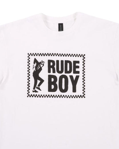 80s Casual Classics Rude Boy T Shirt White