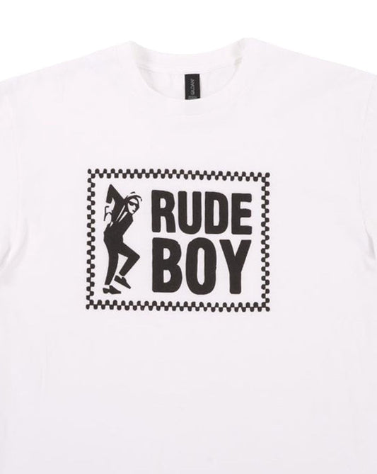 80s Casual Classics 80s Casual Classics Rude Boy T Shirt White