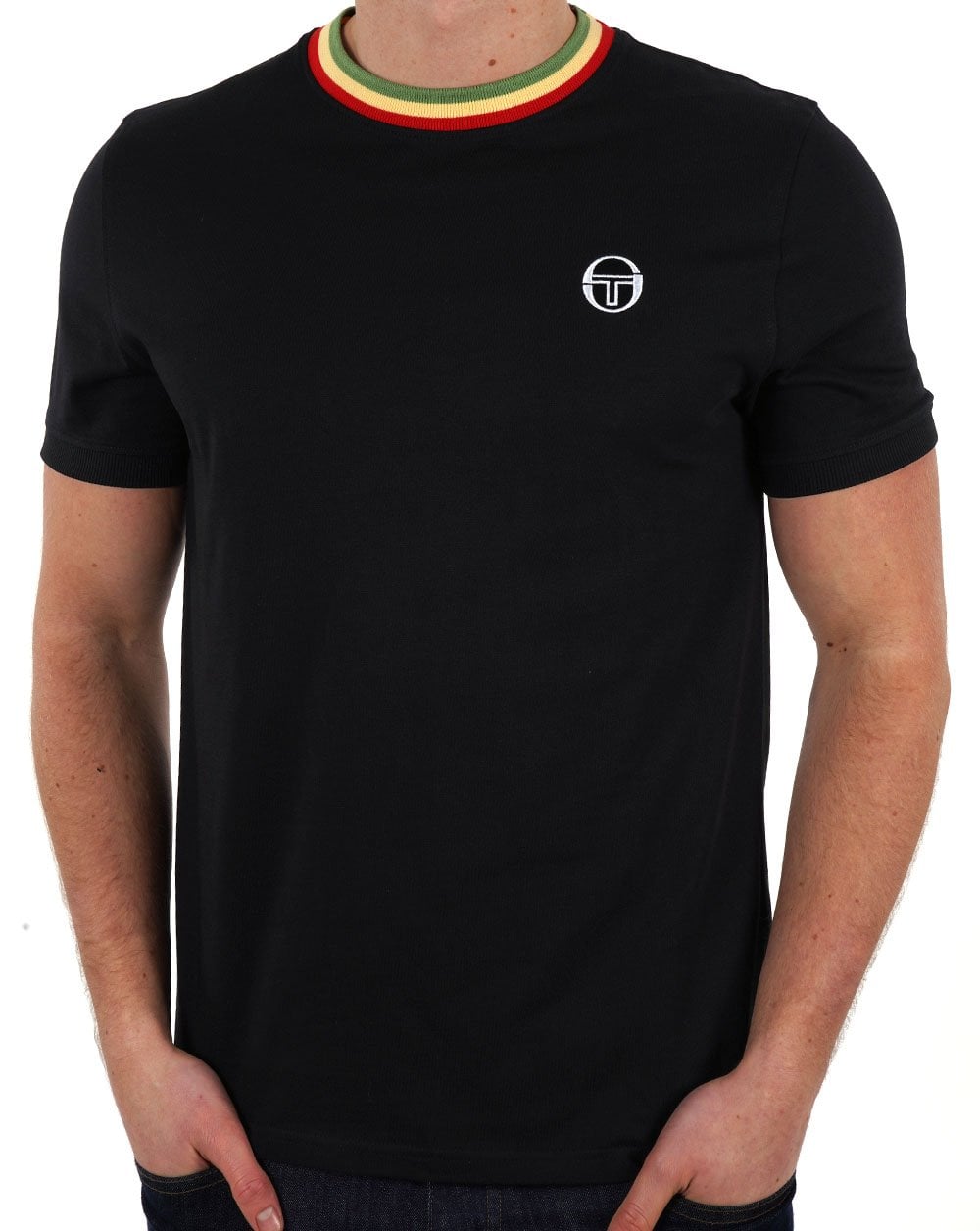 Sergio Tacchini Rainer T Shirt Black