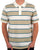 Gant Multi Striped Pique Polo Shirt Silky Beige