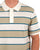 Gant Multi Striped Pique Polo Shirt Silky Beige