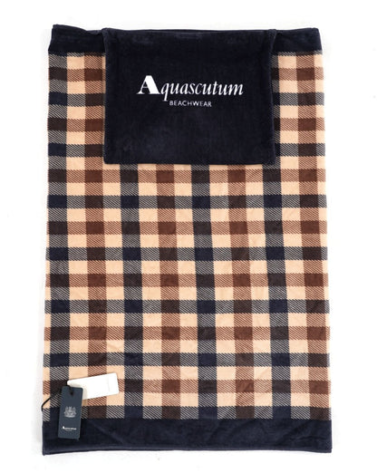 Aquascutum Beach Towel Check
