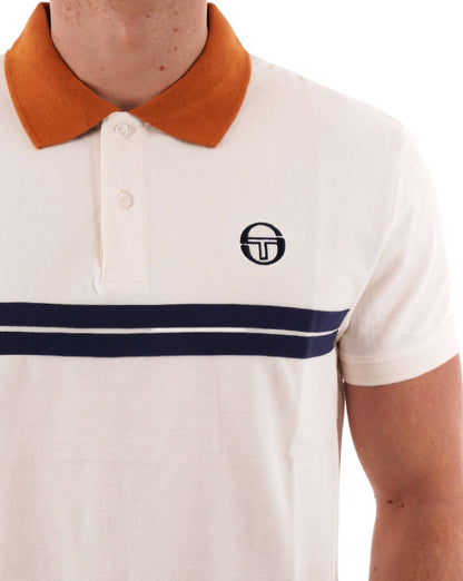 Sergio Tacchini Supermac Polo Shirt Gardenia/Tan