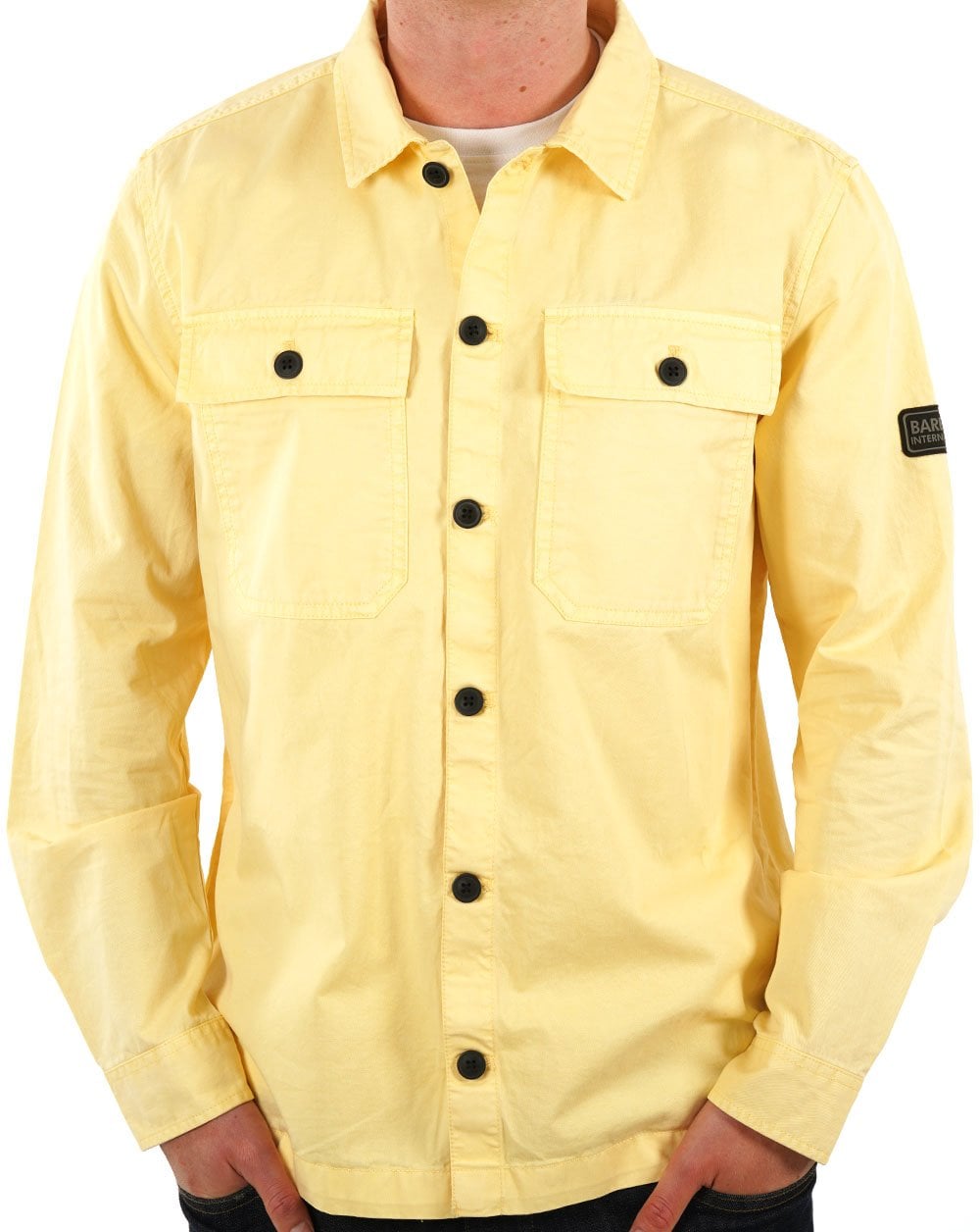 Barbour International Adey Overshirt Dusty Yellow