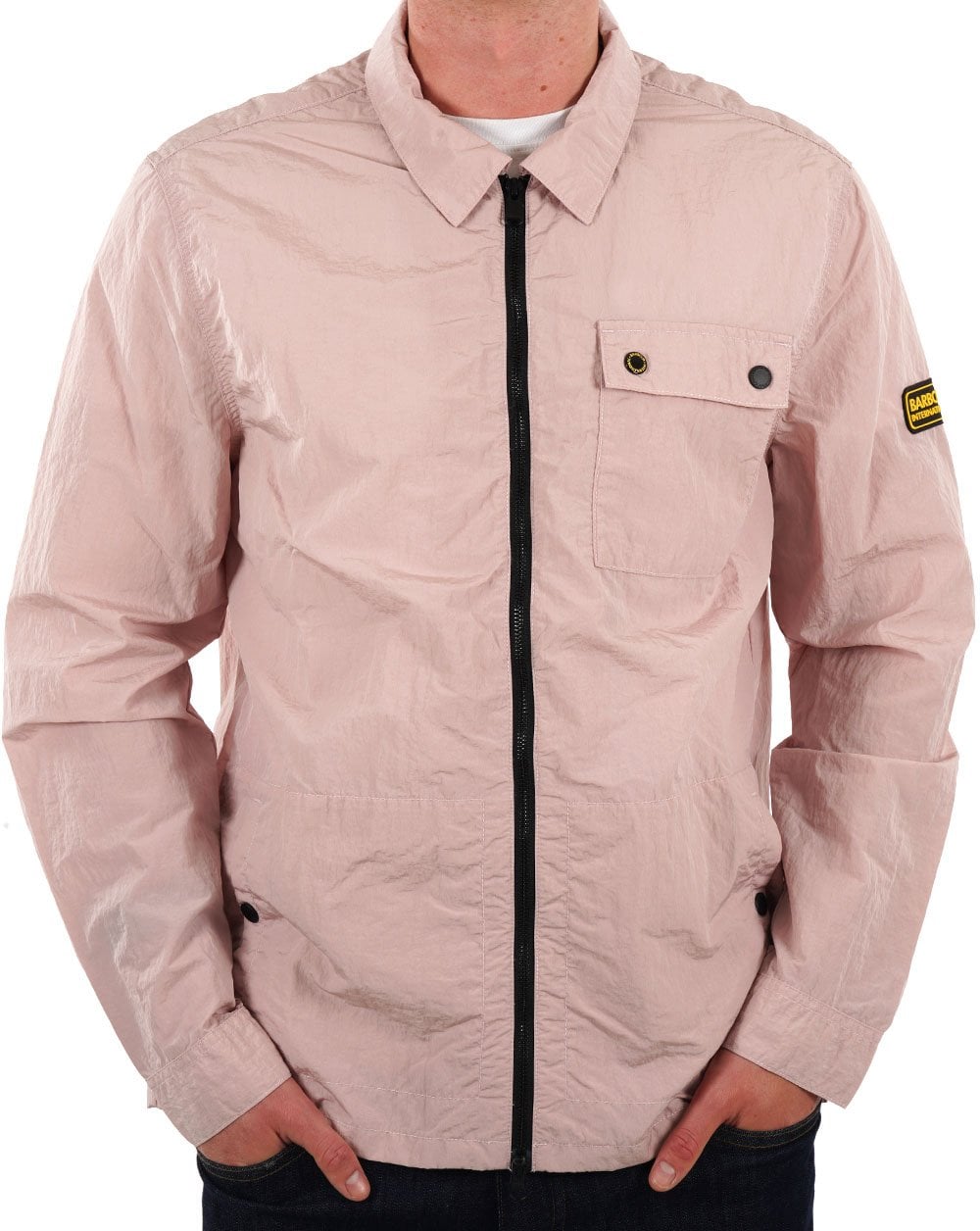 Barbour International Inlet Overshirt Dusk Pink