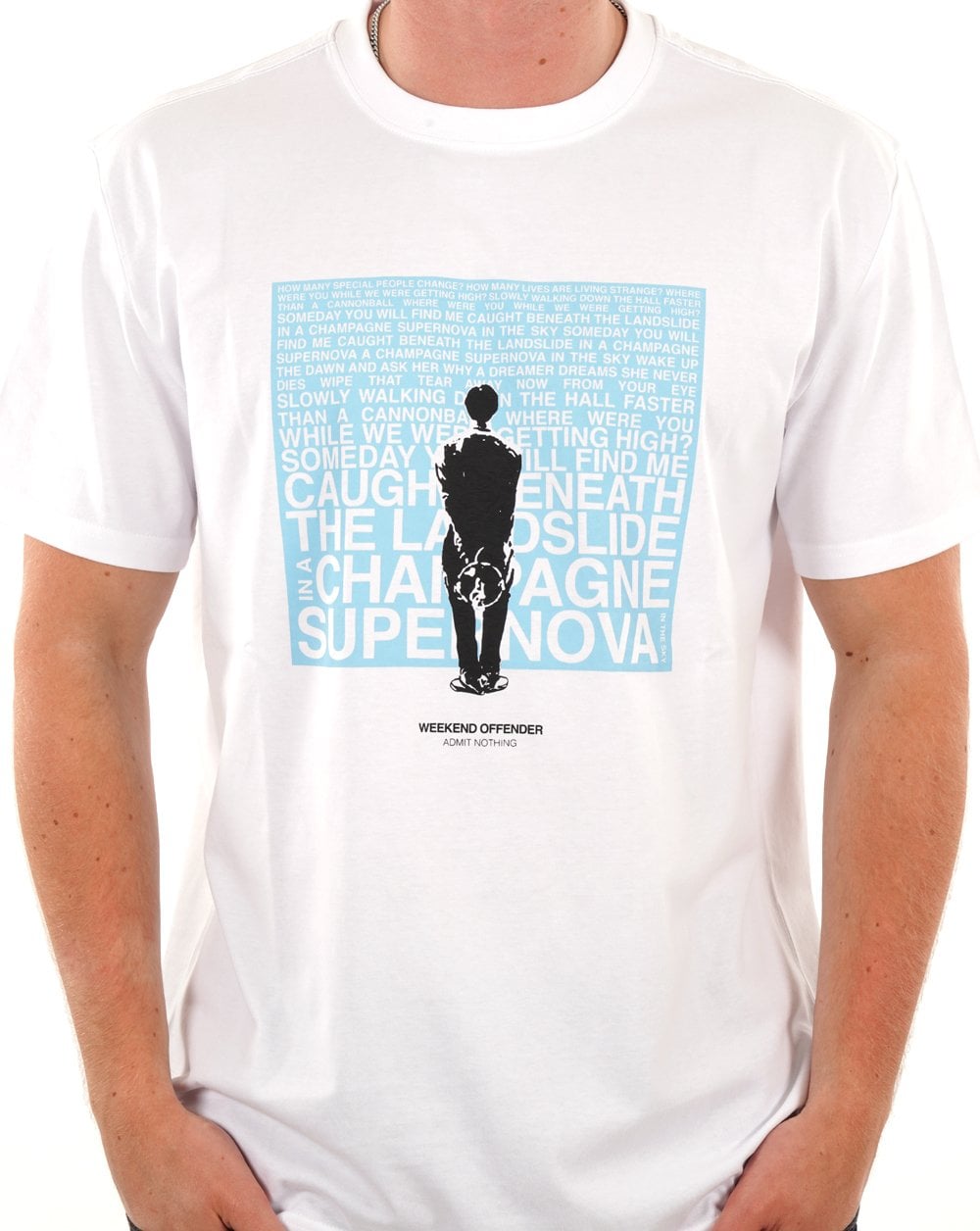 Weekend Offender Supernova T-shirt White/Blue