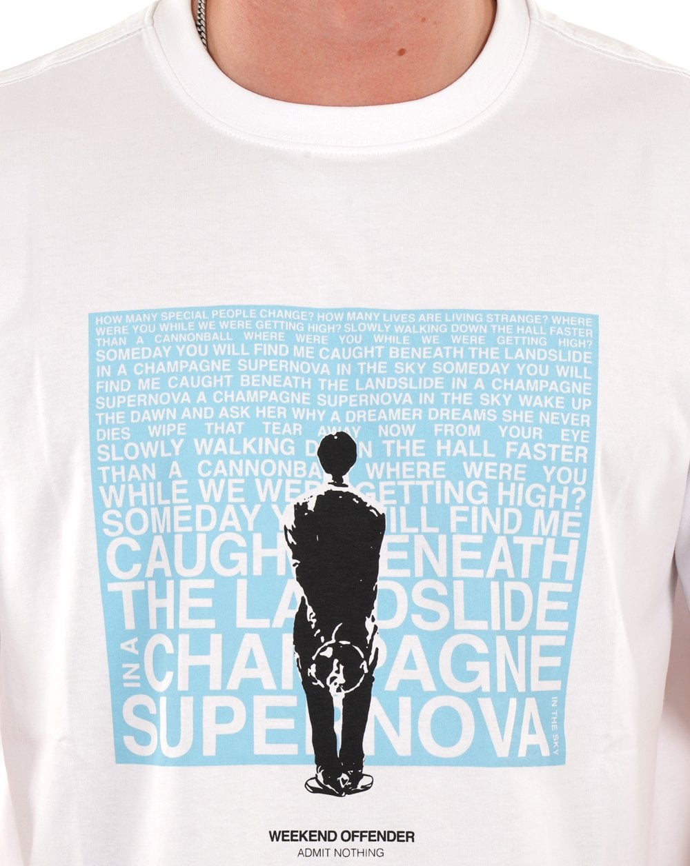 Weekend Offender Supernova T-shirt White/Blue
