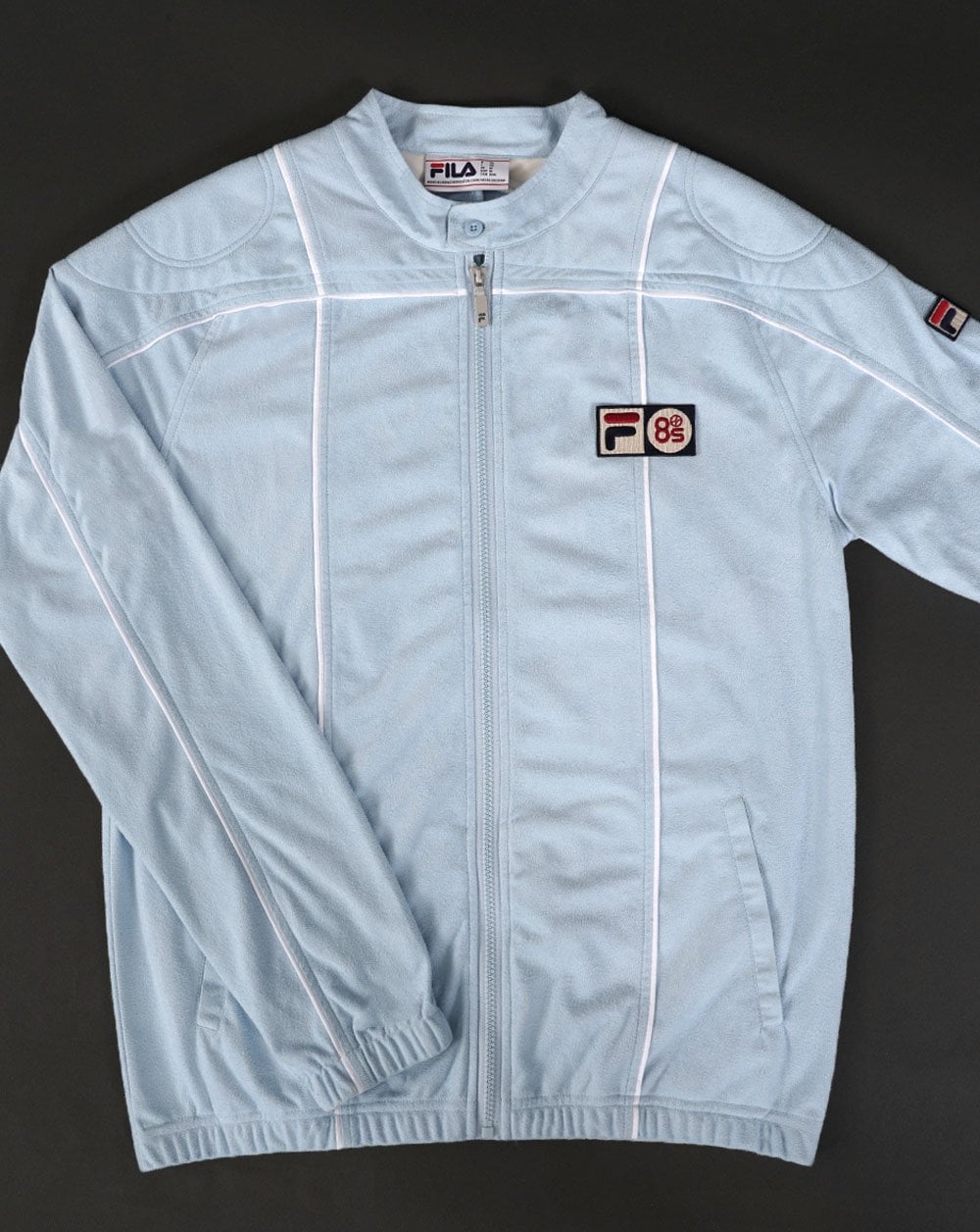 Fila Vintage Terrinda Mk3 Pro Badged Track Top Sky Blue/White