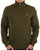 Gant Cotton Half Zip Sweater Olive Green