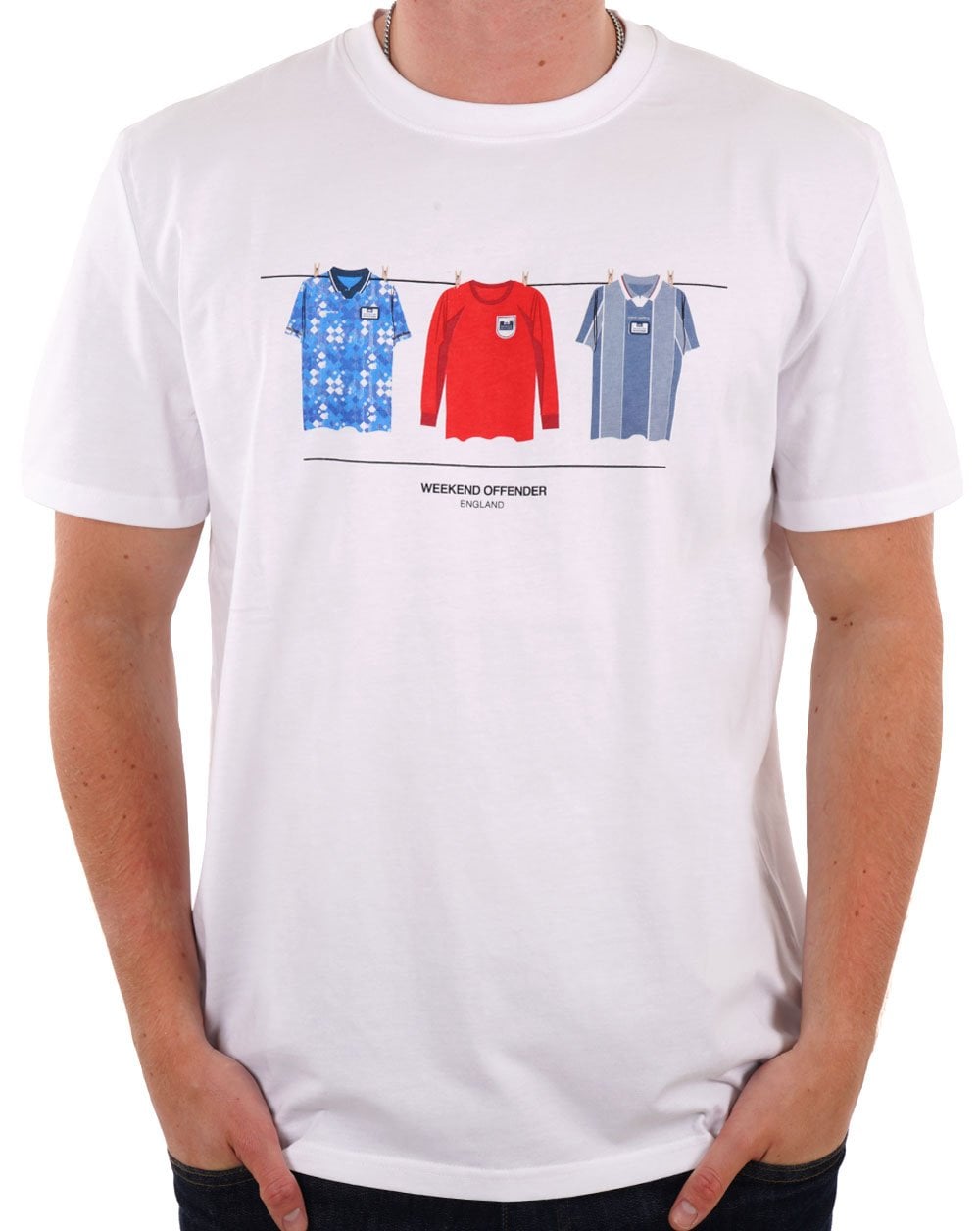 Weekend Offender England Away T-Shirt White