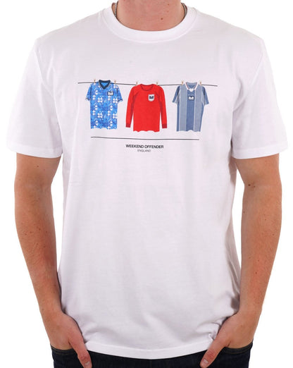 Weekend Offender England Away T-Shirt White