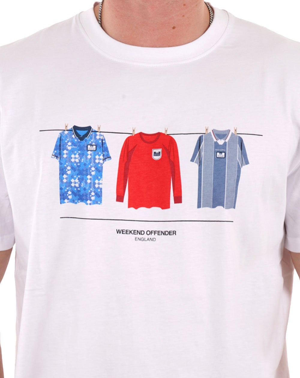 Weekend Offender England Away T-Shirt White