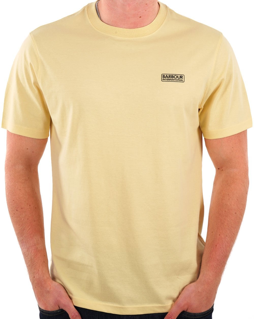Barbour International Small Logo T-shirt Dusty Yellow