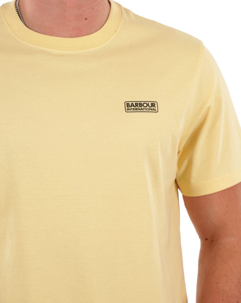 Barbour International Small Logo T-shirt Dusty Yellow