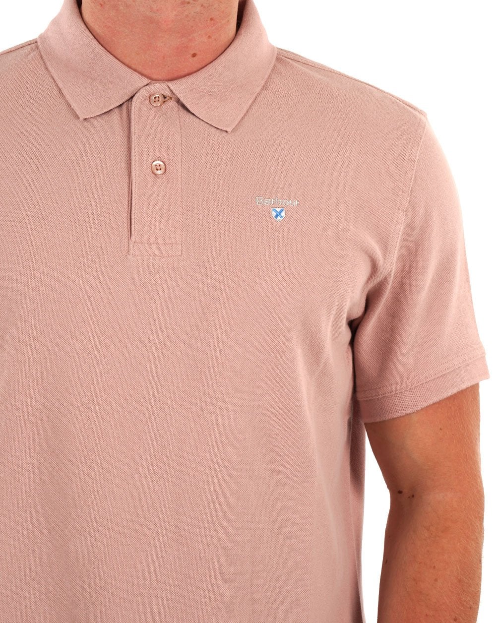Barbour Sports Polo Pink Quartz