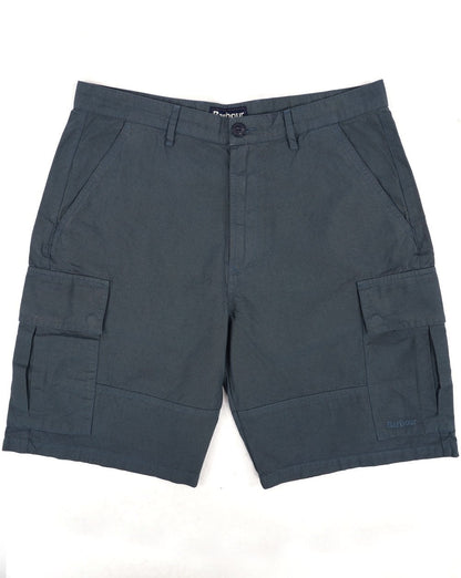 Barbour Essential Ripstop Cargo Shorts Dark Slate