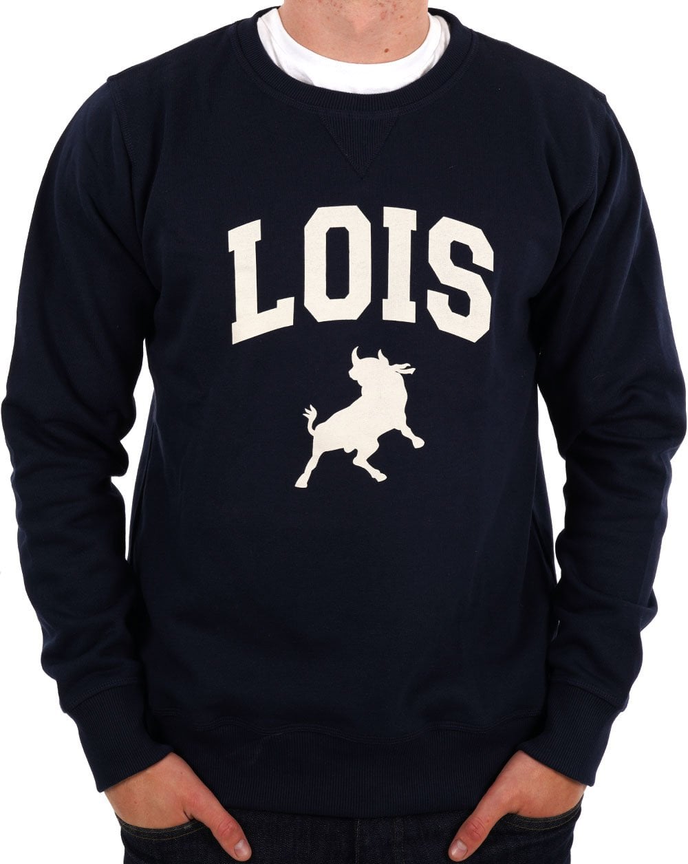 Lois Special Varsity Sweatshirt Navy