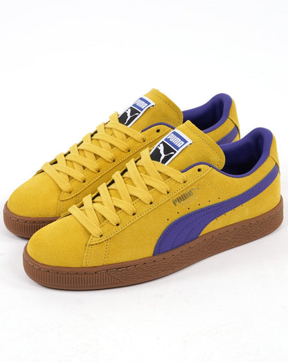 Puma Suede Terrace Trainers Yellow / Blue Gum