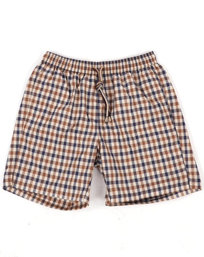 Aquascutum Classic Check Swim Shorts Check