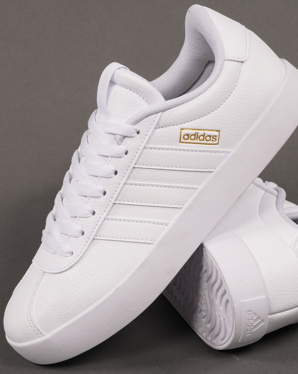 Adidas Court Trainers White/Gold