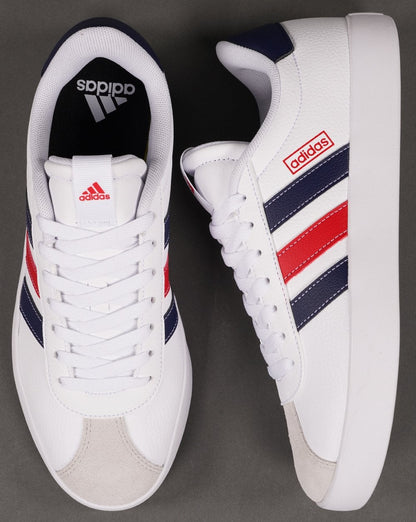 Adidas Court Trainers White Navy Red