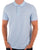 Benetton Tipped Polo Shirt Sky Blue