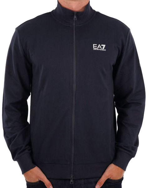 EA7 Emporio Armani Zip Thru Sweatshirt Navy