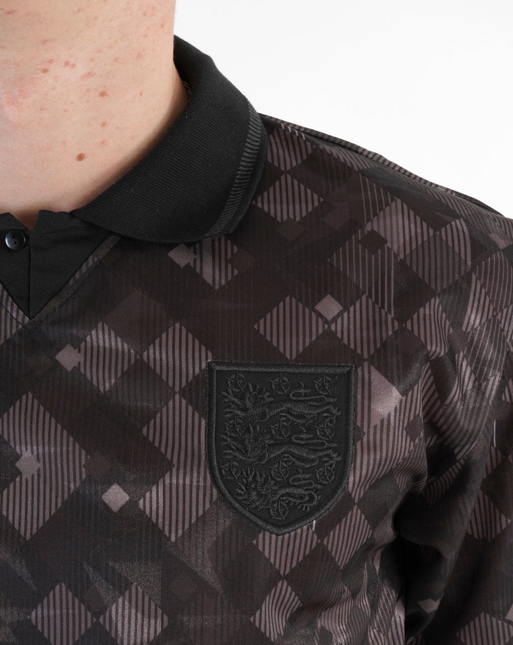 England 1990 Black-Out Shirt Black
