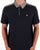 Weekend Offender Check Collar Polo Shirt Navy