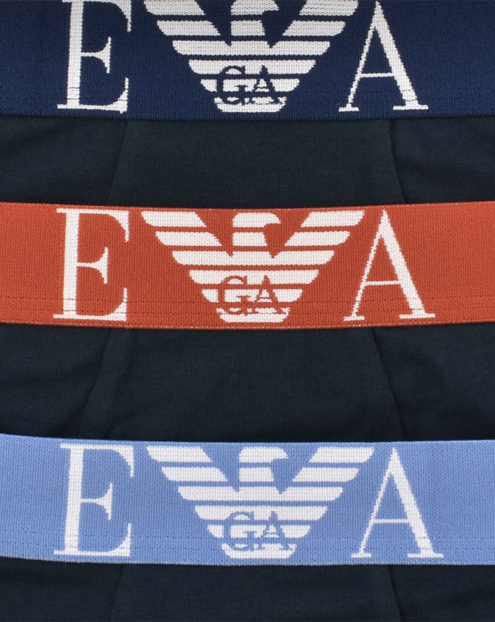 Emporio Armani 3 Pack Boxer Shorts Navy/Multi